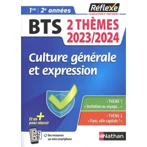 Comparateur de prix : Nathan Technique Mémo BTS Culture générale et expression - 2 thèmes - 2023/2024 - N° 98