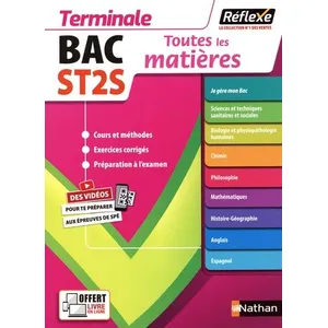 Nathan Manuel scolaire - TOUTES LES MATIERES TLE ST2S - Lioubchansky REbecca - 2023 pas cher