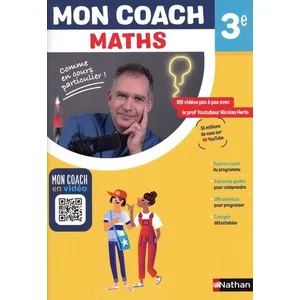 Nathan Mon coach Maths 3e Carole Feugère (Auteur), Gilles Mora (Auteur), Nicolas Herla (Auteur)