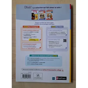 Comparateur de prix : Nathan Dixit ! 5e, cahier de latin : langue et culture