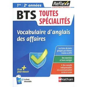 Nathan Vocabulaire d'anglais des affaires - BTS toutes spécialités 2023 - Tome 44 pas cher