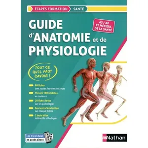 Comparateur de prix : Nathan Guide d'anatomie et de physiologie 2023/2024
