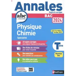 Comparateur de prix : Nathan Physique chimie spécialité terminale : bac 2024 : nouveau bac