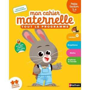 Comparateur de prix : Nathan Mon cahier maternelle Petite section 3-4 ans broché