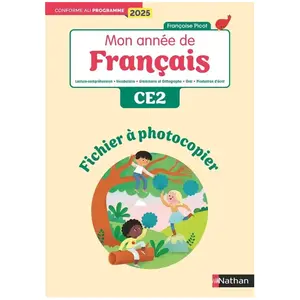 Nathan Mon année de francais - CE2 - Fichier à photocopier broché pas cher