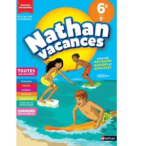 Nathan Vacances Collège Tout en un - de la 6ème vers la 5ème Armelle Vautrot (Auteur), Jacques Dessources (Auteur), Eric Zdobych (Auteur), ERIC SOLE (Auteur), Abbé Grégoire (Auteur) pas cher