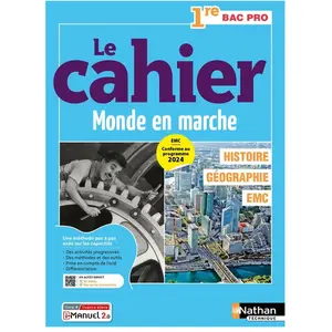 Comparateur de prix : Histoire Géographie Emc 1re Bac Pro - Le Cahier