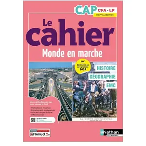 Comparateur de prix : Histoire Géographie Emc Cap Cfa-Lp - Le Cahier