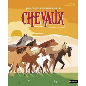 Chevaux - L. Riera - Nathan - cartonné - Document jeunesse cartonné pas cher