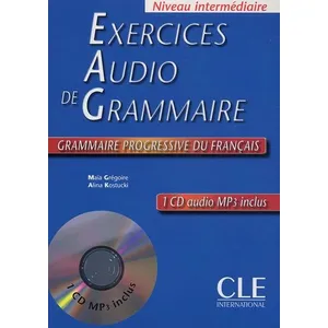 Cle International Exercices Audio De Grammaire Niveau Intermédiaire - (1 Cd Audio)Vendu parlireka