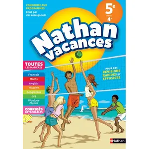 Comparateur de prix : Nathan Cahier de Vacances Collège Tout en un 5ème/4ème