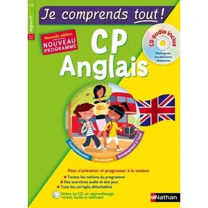 Comparateur de prix : Nathan Je comprends tout ! Anglais CP, 6-7 ans : nouveau programme