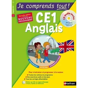 ISBN Nathan Je comprends tout ! Anglais CE1, 7-8 ans : nouveau programme pas cher