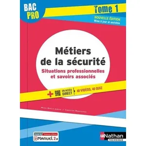 Comparateur de prix : Nathan Technique Métiers de la sécurité - Tome 1 - 2de/1re/Tle Bac Pro