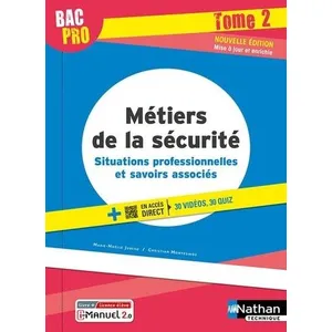 Comparateur de prix : Métiers de la sécurité - Tome 2 - 2de/1re/Tle Bac Pro