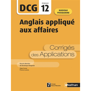 Comparateur de prix : Nathan Anglais appliqué aux affaires - DCG 12 - Corrigés des applications
