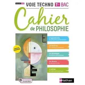 Comparateur de prix : Nathan Cahier de philosophie : terminale : voie technologique (édition 2021)