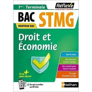 Comparateur de prix : Nathan Guide Bac STMG - Spécialité Droit et Économie 1re/ Tle - Réflexe - N° 19