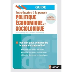 Nathan Introduction à la pensée politique économique et sociologique - 2019 pas cher