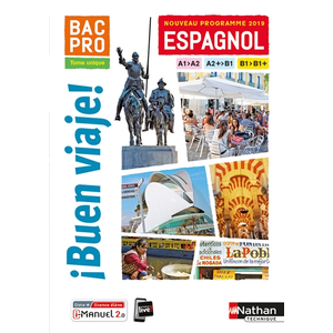 Nathan Technique Espagnol Bac Pro Buen Viaje ! - Tome Unique A1/A2, A2+/B1, B1/B1+ pas cher
