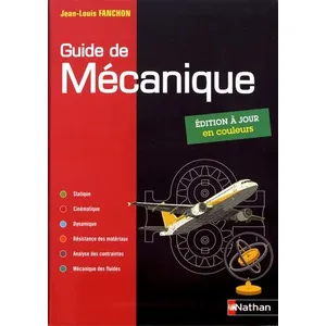 Comparateur de prix : Nathan Guide de mécanique BTS - DUT - Licence - Classes prépas PTSI et TSI