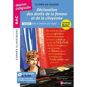 Nathan Olympe de Gouges, Déclaration des droits de la femme et de la citoyenne