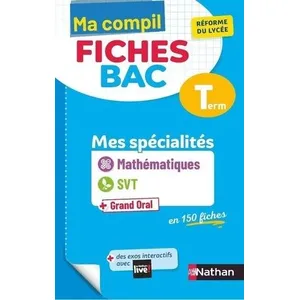 Comparateur de prix : Nathan Compil Fiches Maths - SVT - Term.