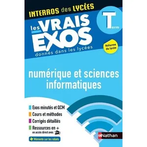Nathan Interros des Lycées Numérique Sciences Informatiques - Terminale pas cher