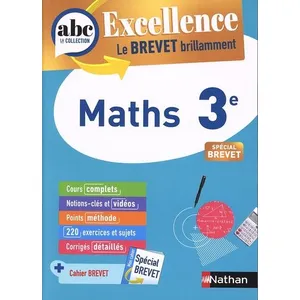 Comparateur de prix : Nathan ABC Excellence 3e - Maths Carole Feugère (Auteur), Gilles Mora (Auteur)