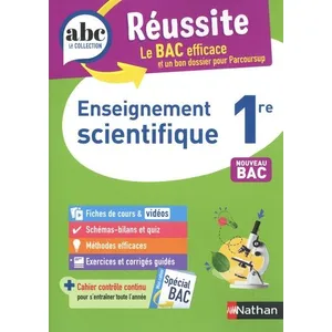Comparateur de prix : Nathan ABC Réussite Enseignement Scientifique 1re
