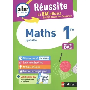 Comparateur de prix : Nathan Maths 1re : spécialité : nouveau bac Pierre-Antoine Desrousseaux