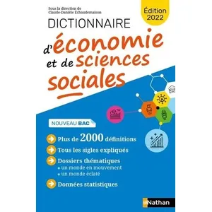 Comparateur de prix : Nathan Dictionnaire d'économie et de sciences sociales Bazureau, Franck