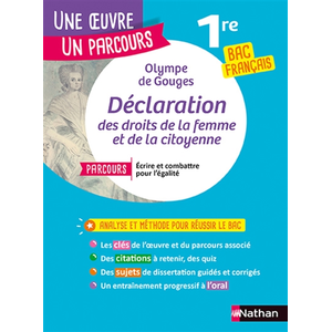 Nathan Olympe de Gouges, Déclaration des droits de la femme et de la c... pas cher