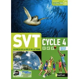 Comparateur de prix : Nathan SVT, sciences de la vie et de la Terre cycle 4, 5e, 4e, 3e : nouveau brevet