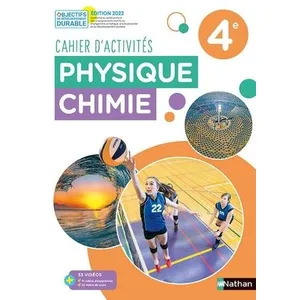 Nathan Physique Chimie 4e - Cahier - 2022: Cahier d'activités pas cher