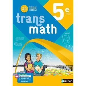 Comparateur de prix : Nathan Transmath : 5e : manuel (édition 2022)