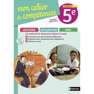 Nathan Histoire Géo EMC 5ème - Cahier d'Activités 2017  Collectif (Auteur) pas cher