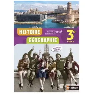 Comparateur de prix : Nathan Histoire Géographie 3e Cycle 4 - Livre De L'élève