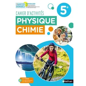 Nathan Physique Chimie 5e - Cahier d'activités - 2021 (Broché) pas cher