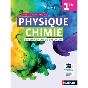 Comparateur de prix : Nathan Physique chimie 1re enseignement de spécialité : nouveau programme 2019