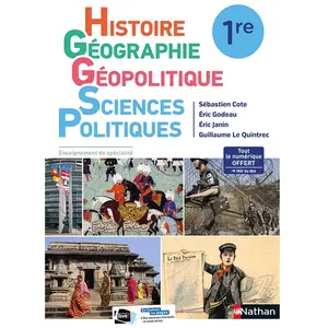 Nathan Histoire Géographie - Géopolitique - Sciences Politiques - Manuel 2019 pas cher