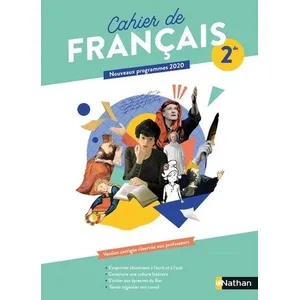 Comparateur de prix : Nathan Cahier de français - 2de - cahier de l'élève (édition 2020)
