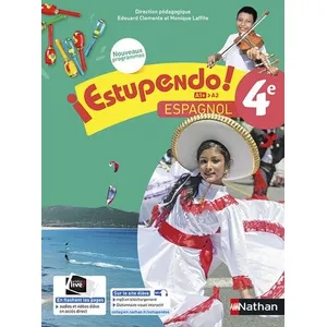 Comparateur de prix : Nathan ESTUPENDO : espagnol - 4e - manuel de l'élève (édition 2017)