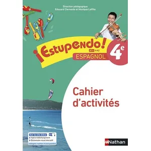 Comparateur de prix : Nathan ESTUPENDO : espagnol - 4e - A1+ - A2 - cahier d'activités (édition 2017)