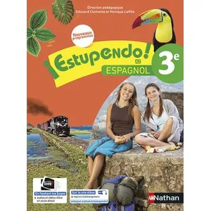 Comparateur de prix : Nathan ESTUPENDO : espagnol - 3e - manuel de l'eleve (édition 2017)