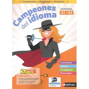 Comparateur de prix : Nathan Campeones del idioma - Cahier - A1 > A2 broché