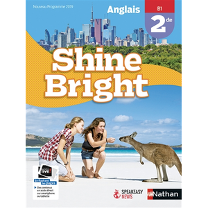 Comparateur de prix : Nathan Anglais Shine Bright 2de - manuel élève (nouveau programme 2019)