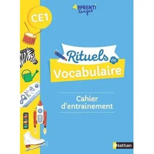 Comparateur de prix : Nathan Apprentilangue : rituels de vocabulaire : CE1 : cahier d'entraînement