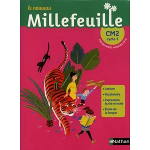 Comparateur de prix : Nathan Le nouveau Millefeuille, CM2, cycle 3 : programmes modifiés 2018