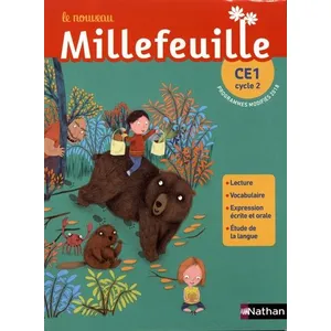 Comparateur de prix : Nathan Nouveau Millefeuille CE1 Manuel 2019